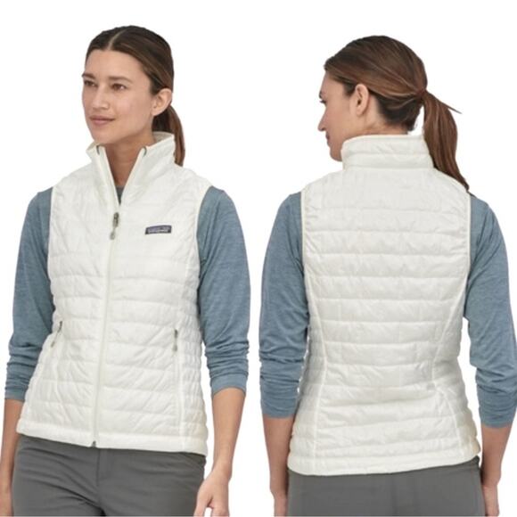 Patagonia Nano Puffer Vest in Birch White - Picture 1 of 7